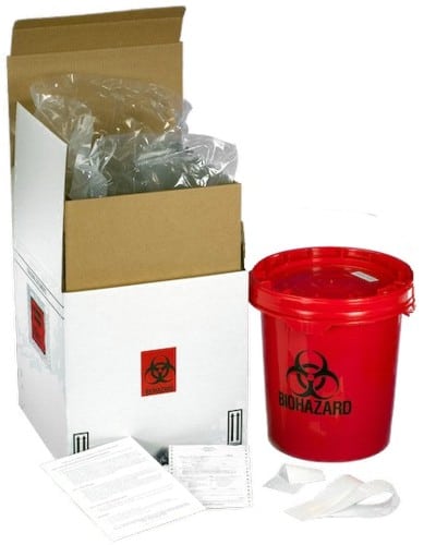 5 Gallon Medical Waste Disposal Container