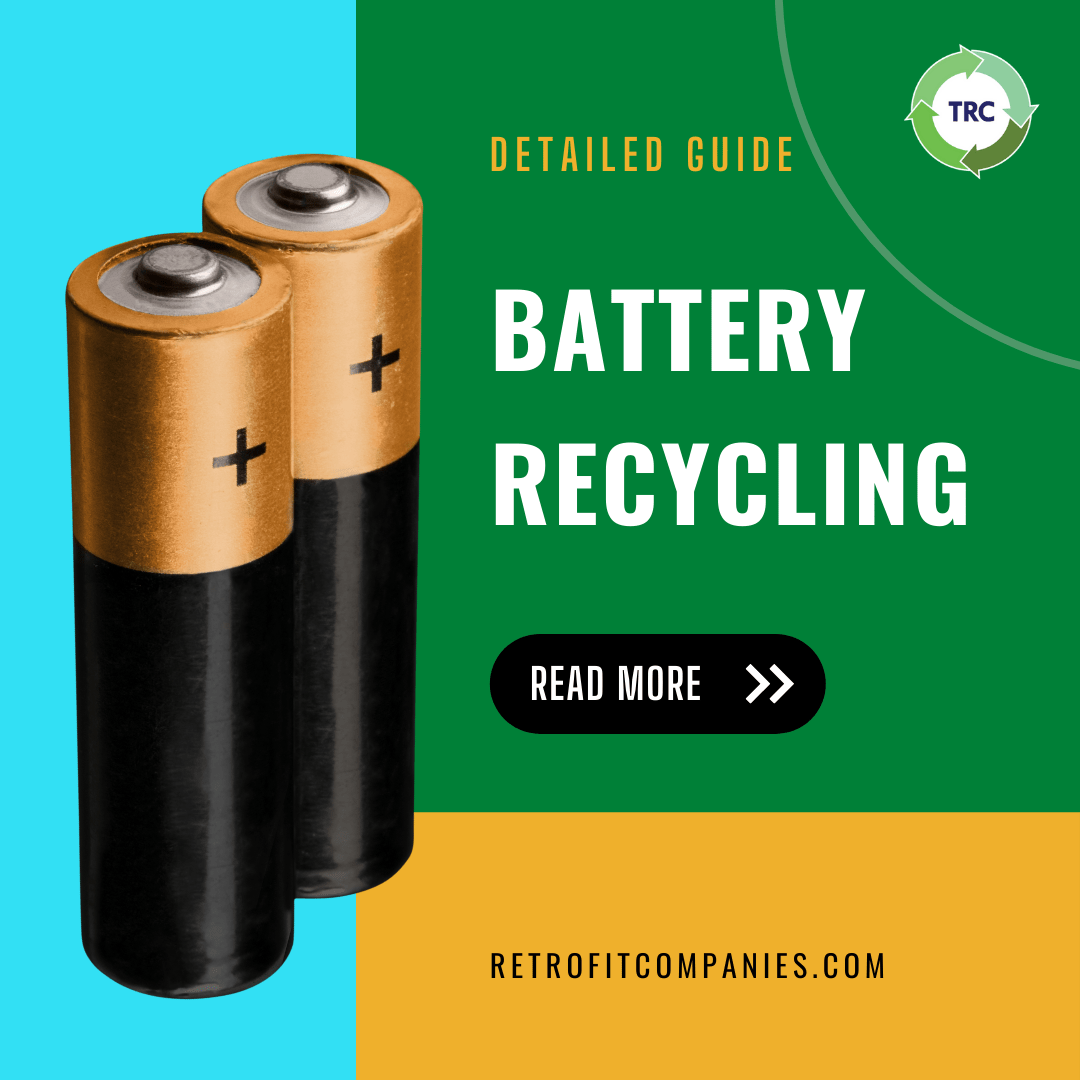 Battery recycling with retrofit environmental