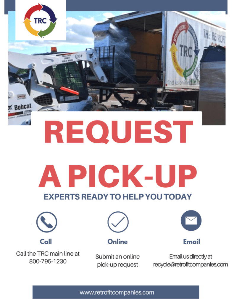 Request a battery recycling pickup or other Environmental services support from Retrofit Environmental, St. Paul Minnesota